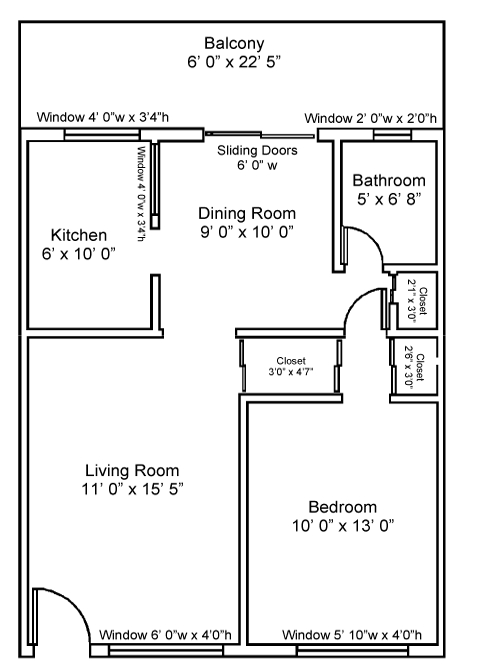 1BR/1BA - College Woods