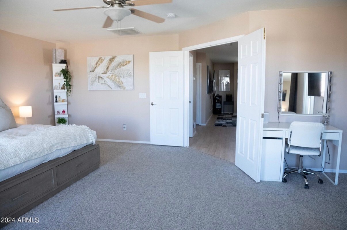 Master with double doors - 66 E Saddle Way