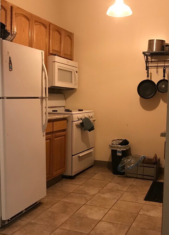 Kitchen, Ceramic Tile Floors - 345 E 119th St
