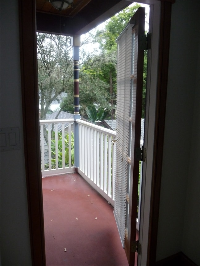 second bedroom balcony - 21 James Ave