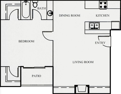 1BR/1BA - Hunter's Ridge Apartments