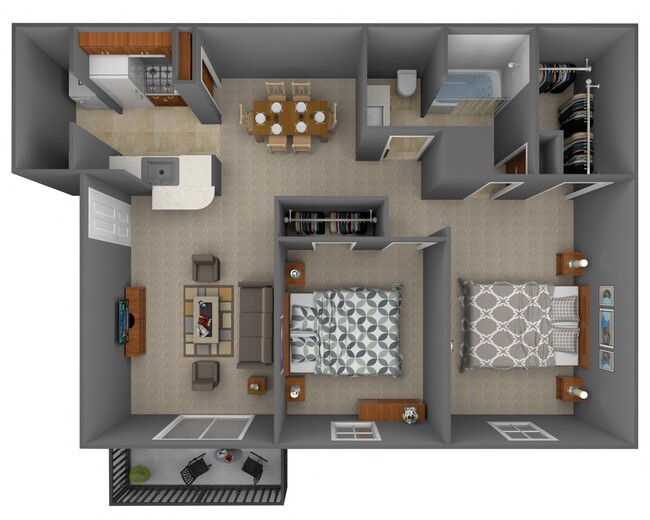 Floorplan - Lakeshire Place Apartment Homes