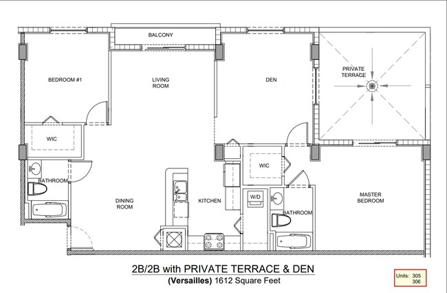 Floorplan - Villa Vendome Apartments