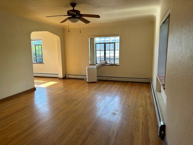 Living room with dining room to left - 2233 Kearney St