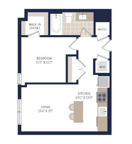 Floorplan - Rise Temple I & II Property List - RentCafe USE ONLY