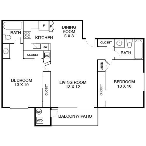 Floorplan - Indian Oaks