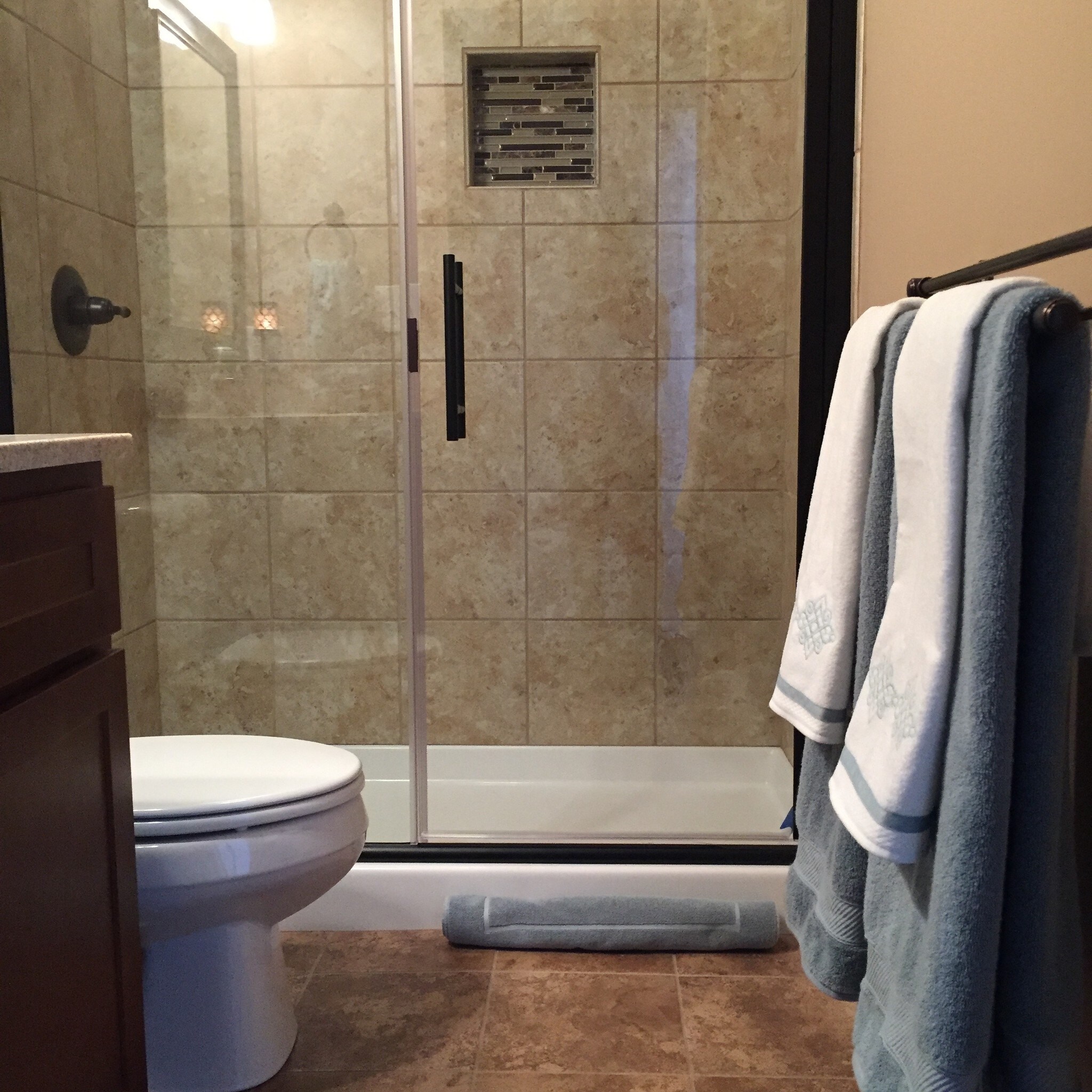 Brand new tile bathroom - 119 E Columbia St