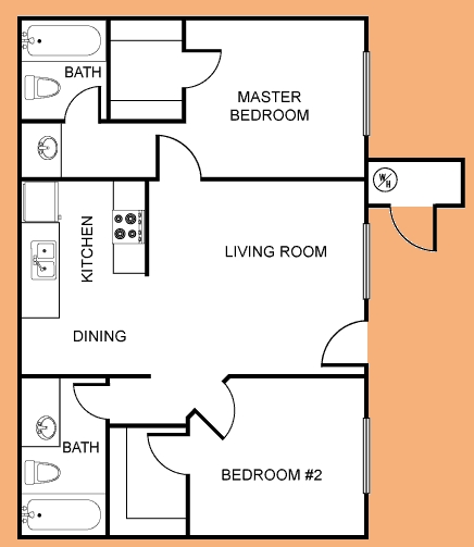 2BR/2BA - Deerfield Village on Fort Lowell