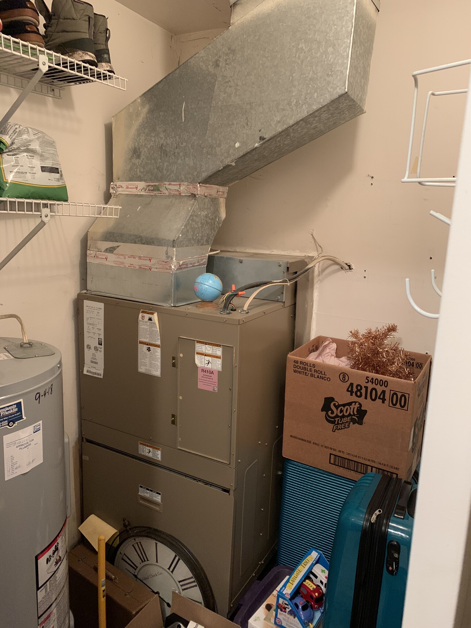 Utility closet, accessed by walk-in-closet - 77 Liberty St