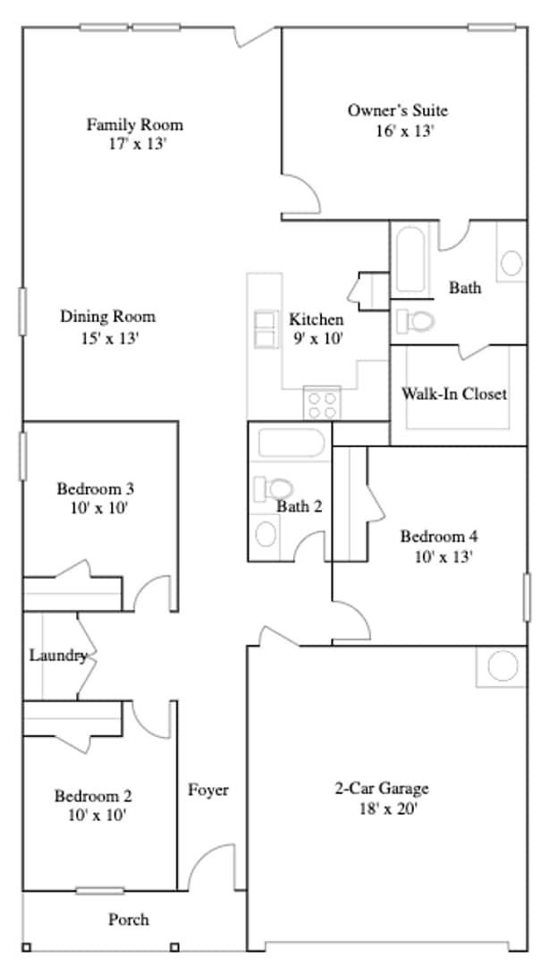 Building Photo - 4 BR / 2 BA - 1,667 SF in San Antonio - WA...