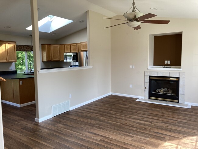 Front room and kitchen - 305 E Midway Rd