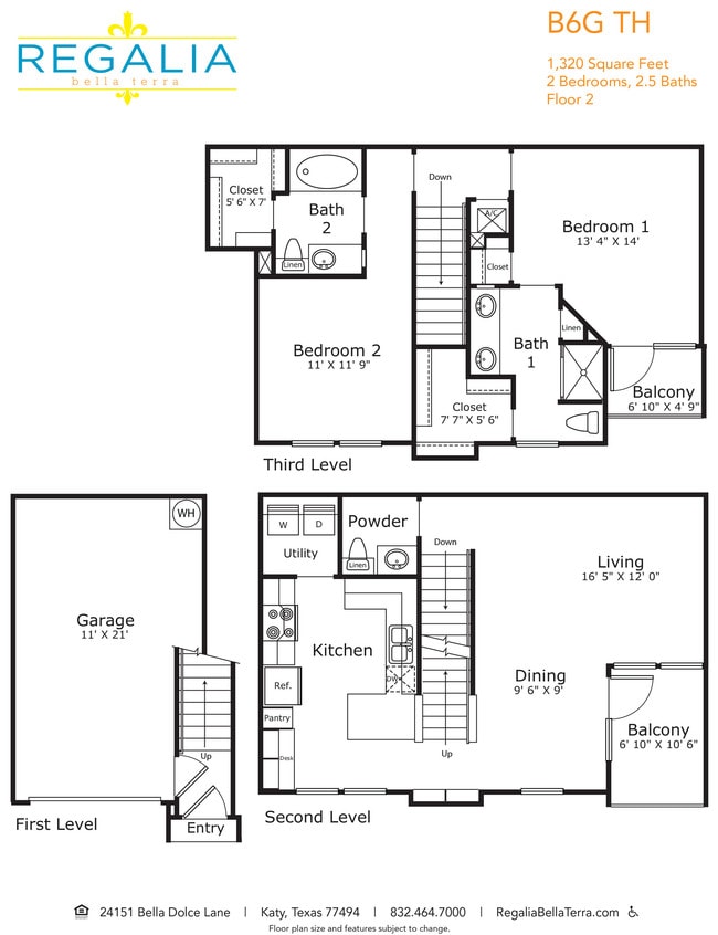 Floorplan - Regalia Bella Terra apartments
