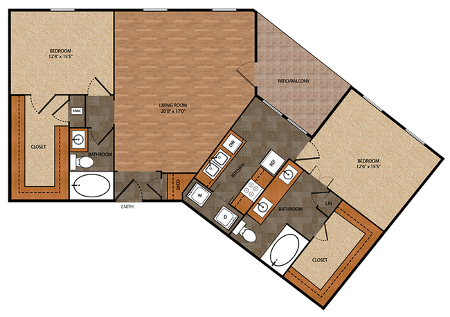 Floorplan - Bell Tower Flats