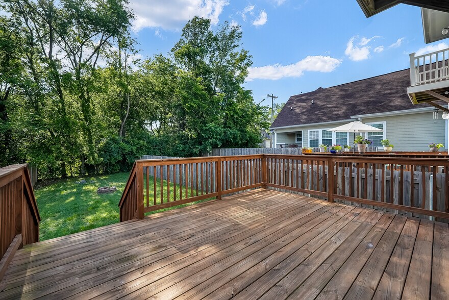 Back deck - 1711 Ridley Blvd