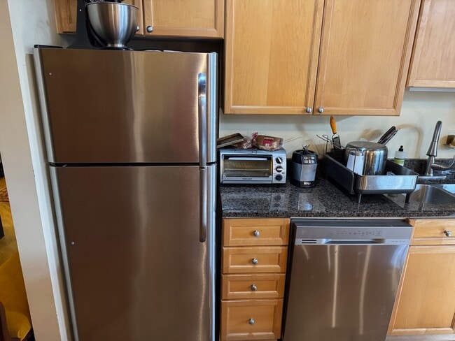 Stainless fridge - 2300 W Wabansia Ave