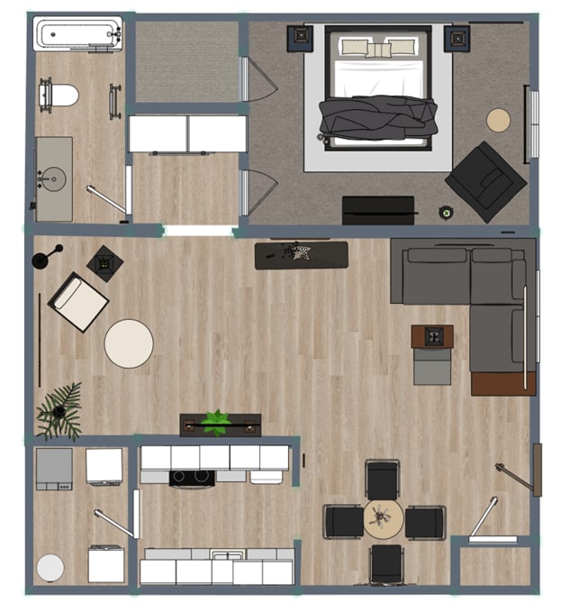 Floorplan - Park Place Apartments