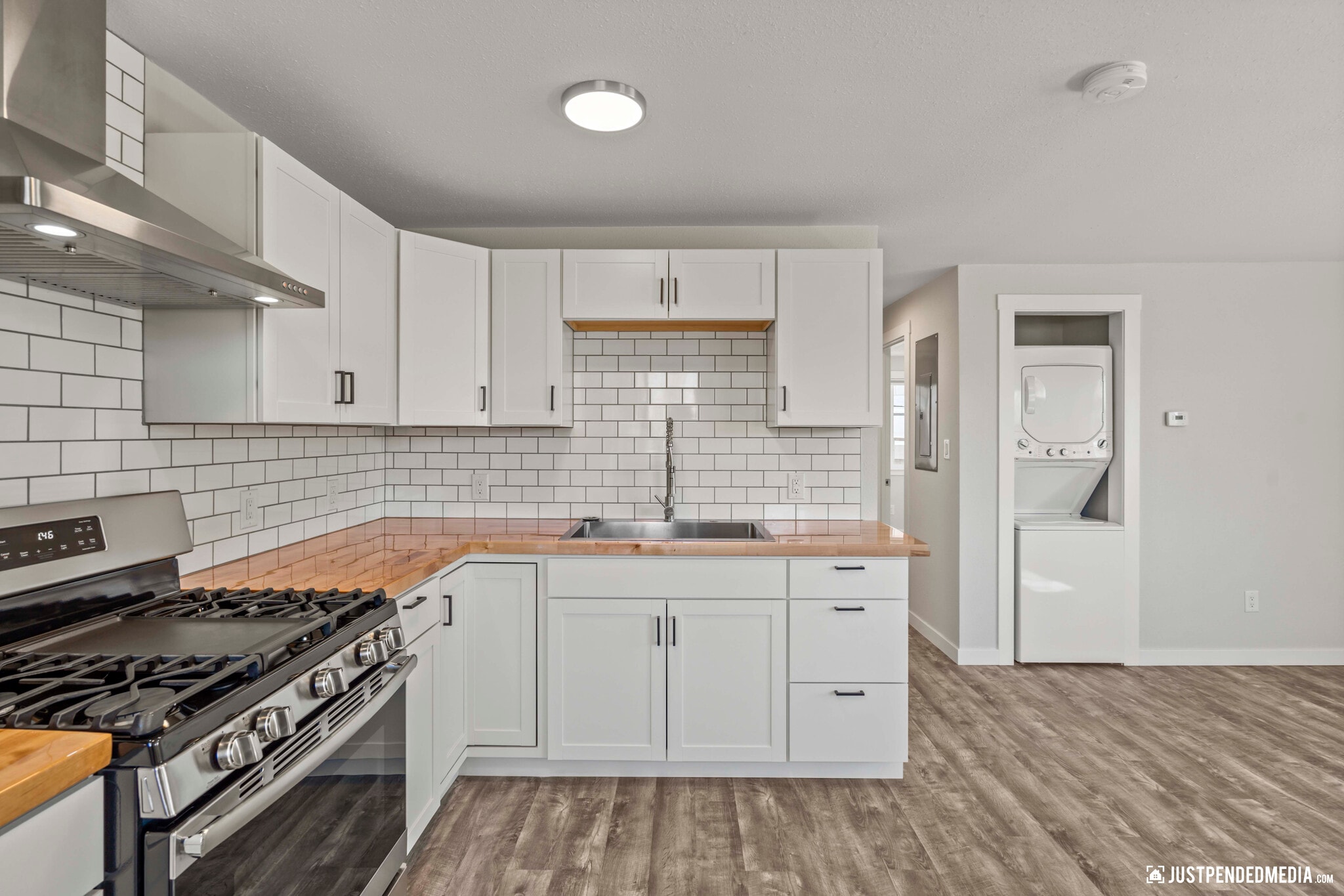 Butcher block counters - 1027 Juneau St