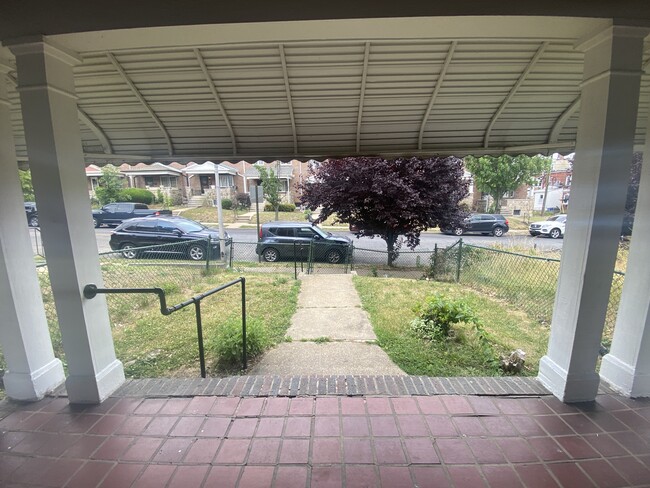 View from the front porch - 606 N Woodington Rd