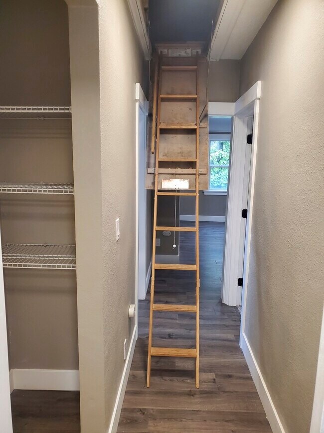 Upper Unit Attic Access and Storage - 3819 21st Ave SW