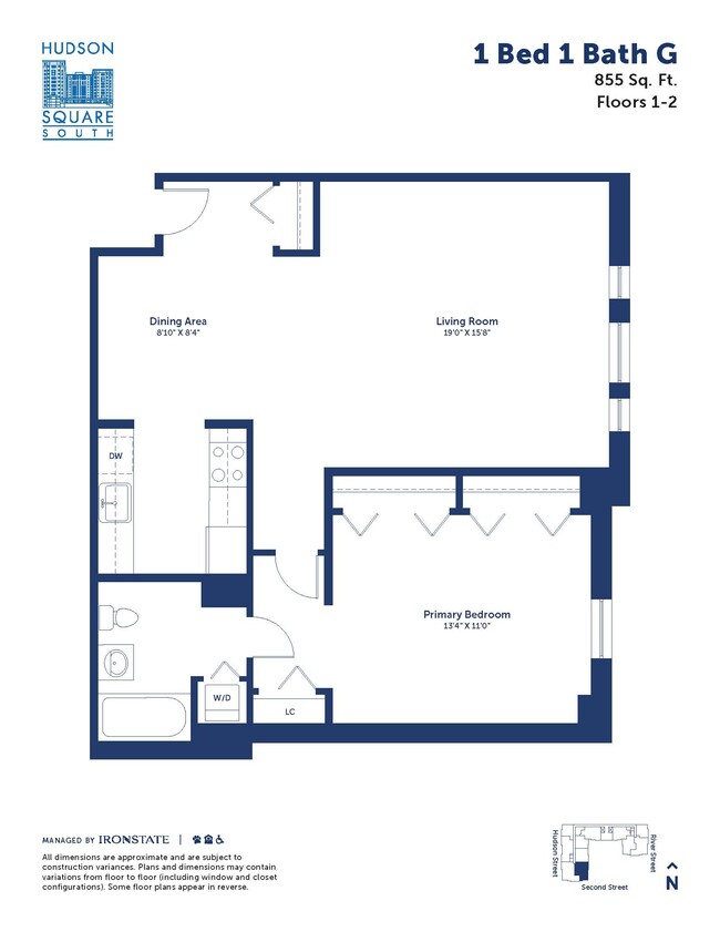 Floorplan - Hudson Square South