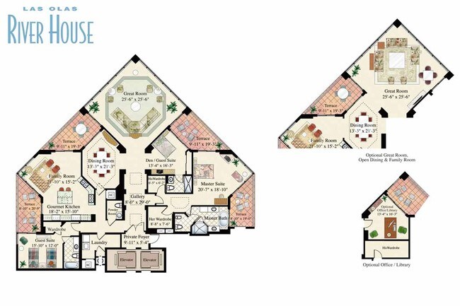 2BR/2.5BA - Las Olas River House