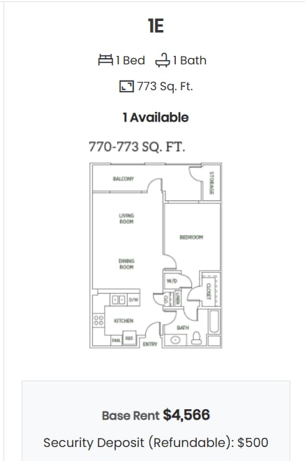 Floorplan - mResidences Mountain View