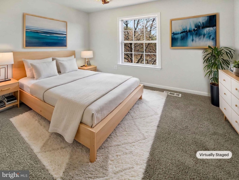 Bedroom 1 (Virtually Staged) - 2541 Markham Ln