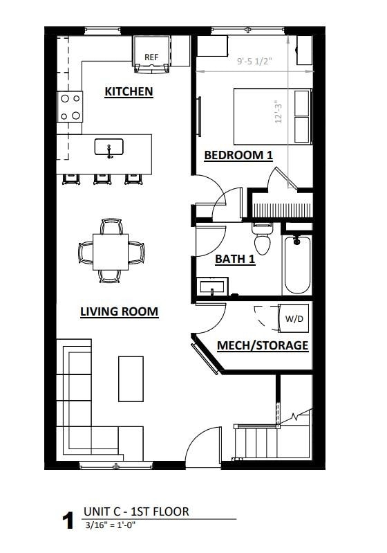 Floorplan - Ivy Ridge Townhomes in Ithaca