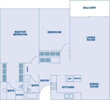 Floorplan - Fairview Apartments