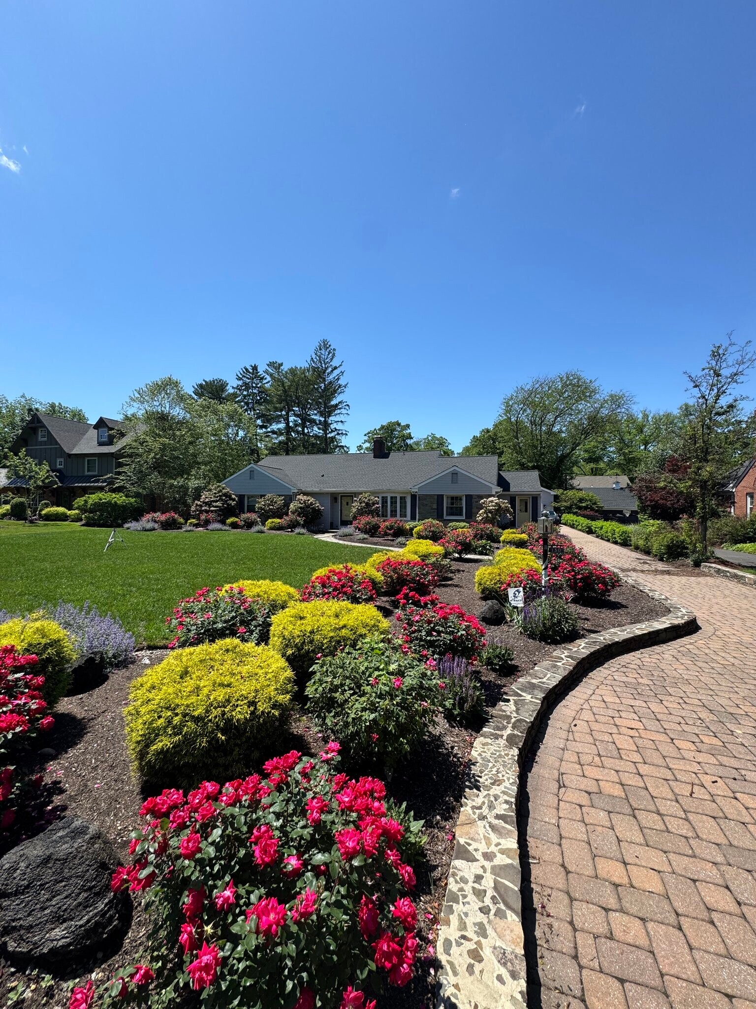 Driveway front of house - 130 Chews Landing Rd