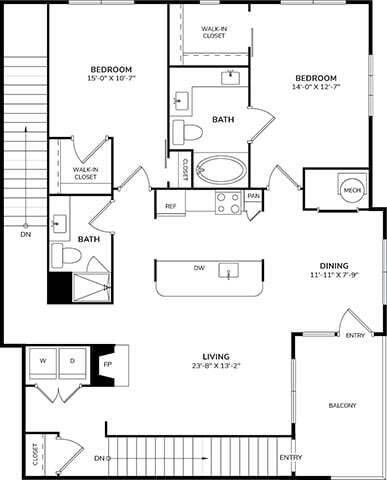 Floorplan - Windsor Flatirons