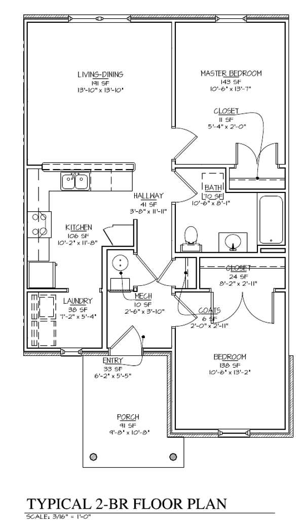 2BR/1BA - Vinings at Greencastle Apartments