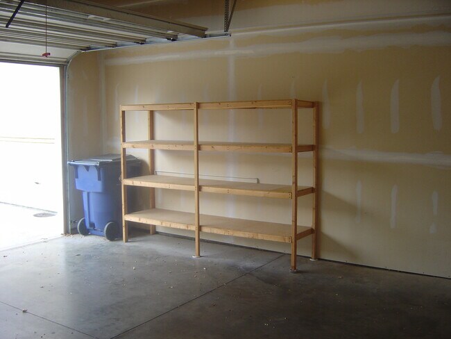 shelving in garage - 4147 Outlook Blvd