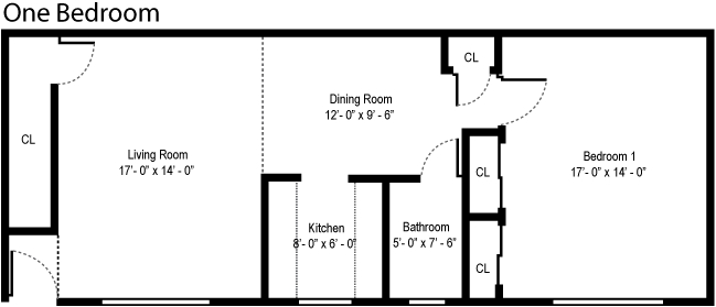 1BR/1BA - Washington Heights Apartments