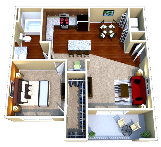 Floorplan - The Aidan Apartments