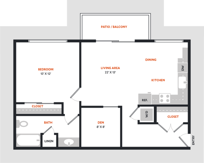 Floorplan - McClellan Terrace