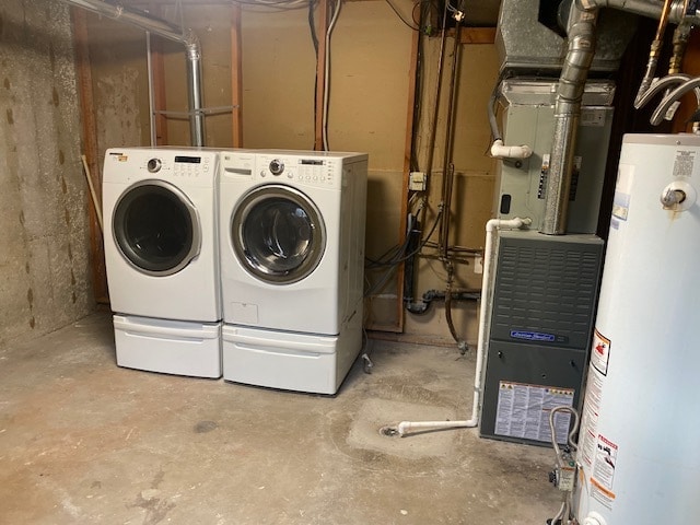 Lower level laundry & storage room - 411 E Highline Cir