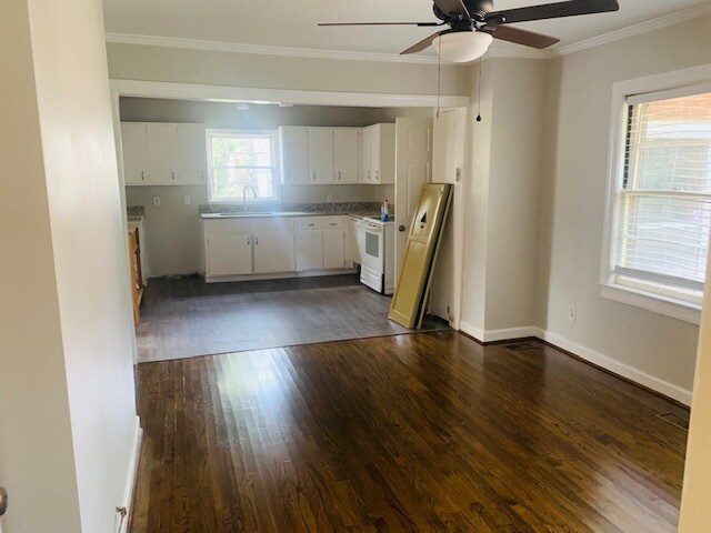 View from Family Room to Kitchen - 1206 Lafayette Ave