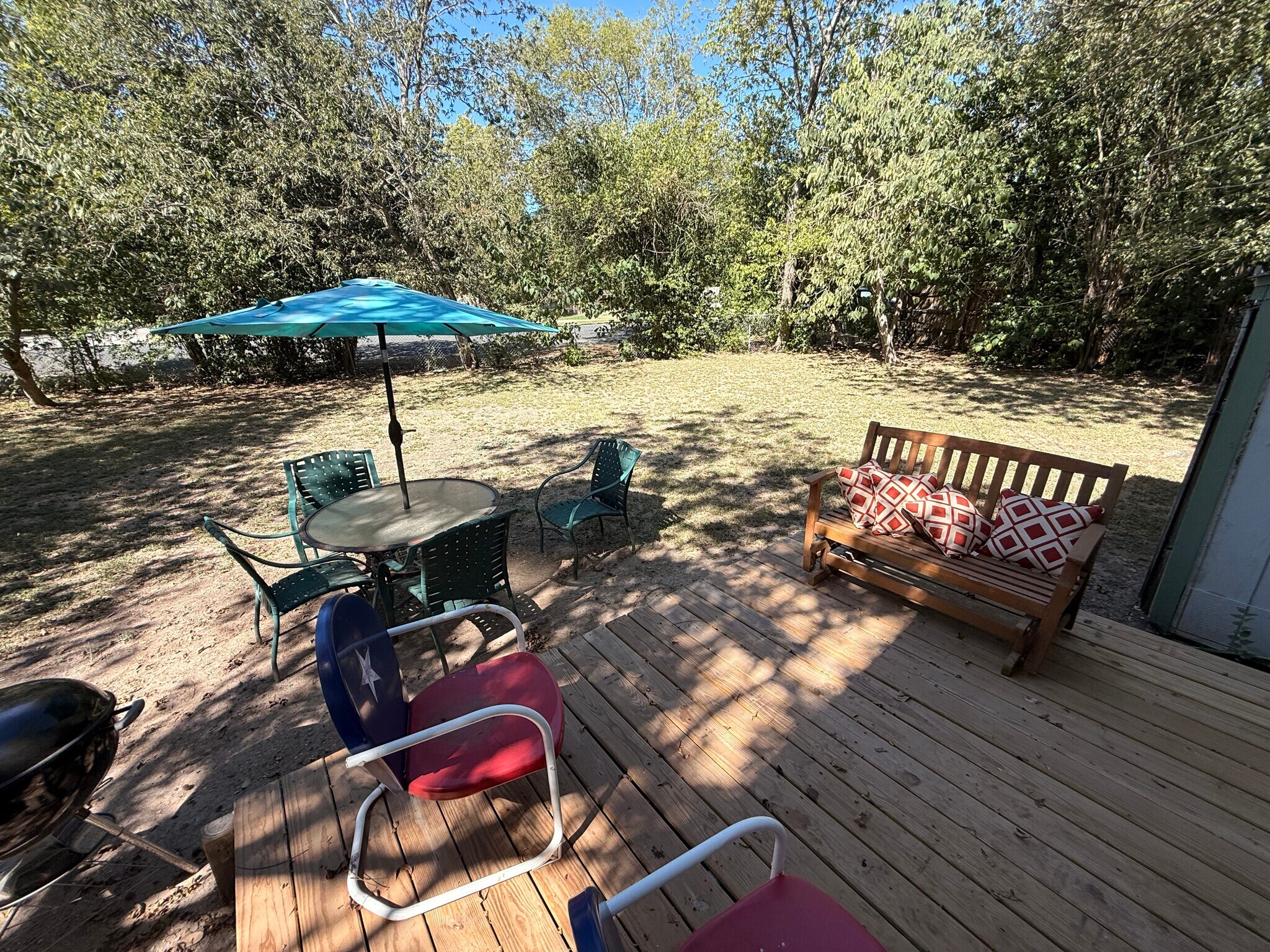 Back patio - 3202 Locke Ln