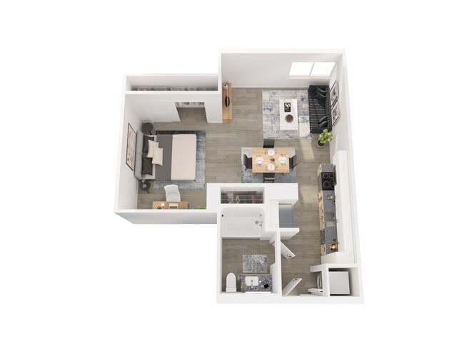 Floorplan - 805 Riverfront Apartments