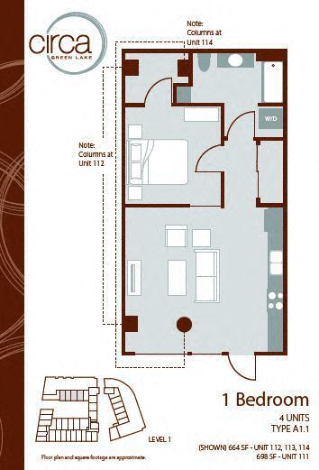 Floorplan - Circa Green Lake Apartments