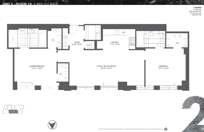 Floorplan - 2 Cooper Square