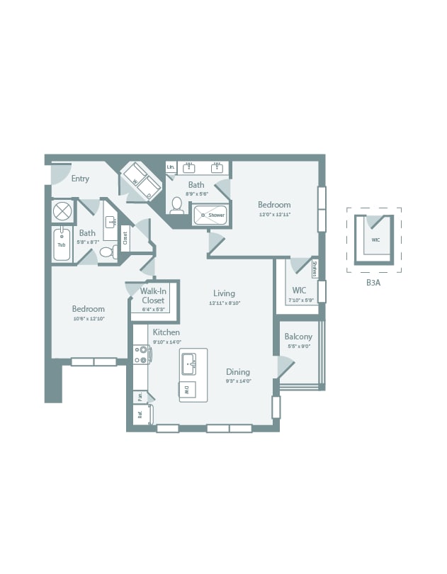 Floorplan - The Ellery at Westchester