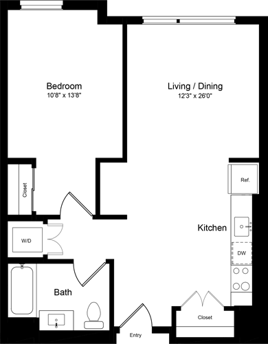 Floorplan - One Henry Adams