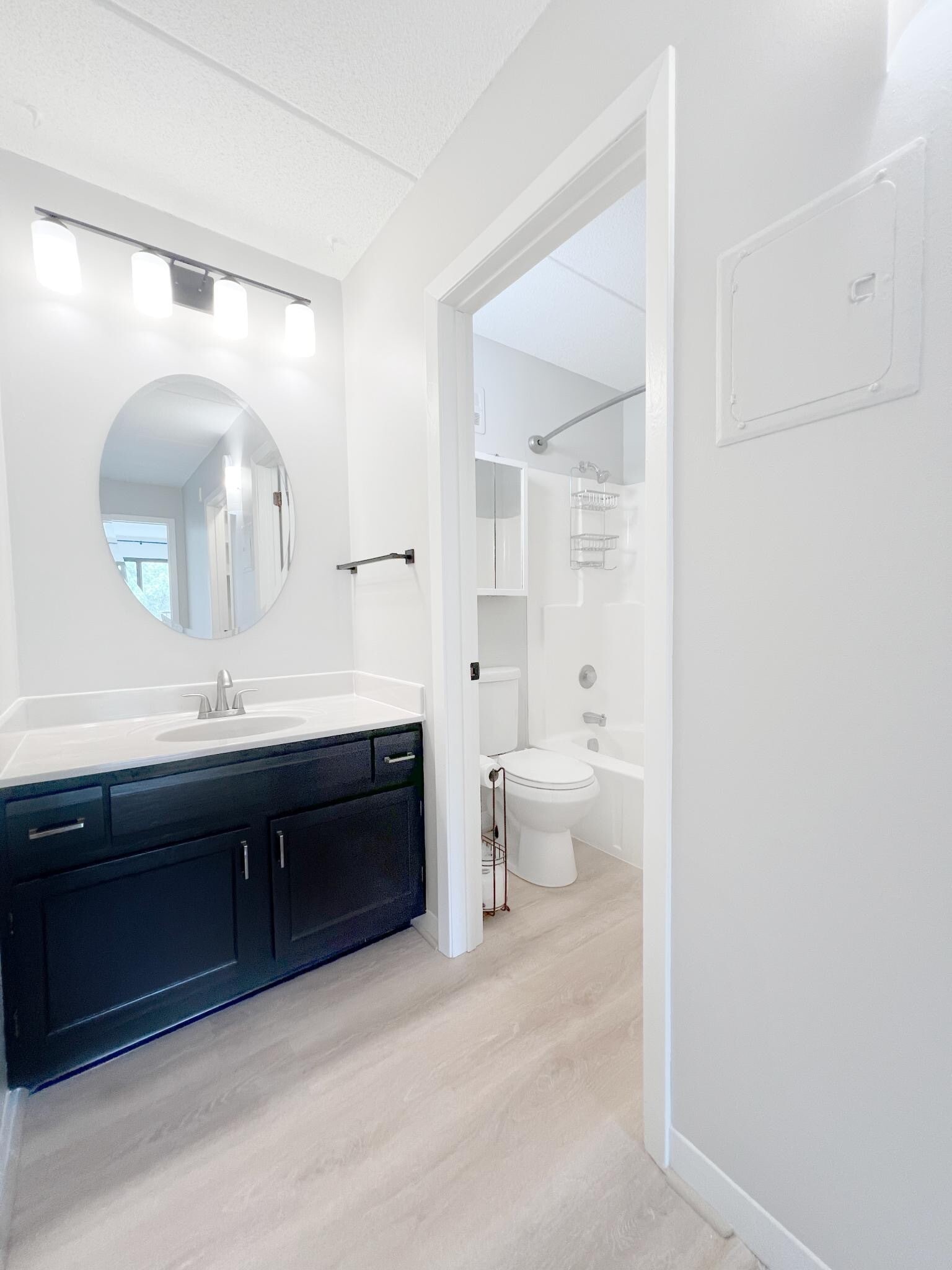 Vanity & Bathroom new floors - 10411 Cedar Lake Rd