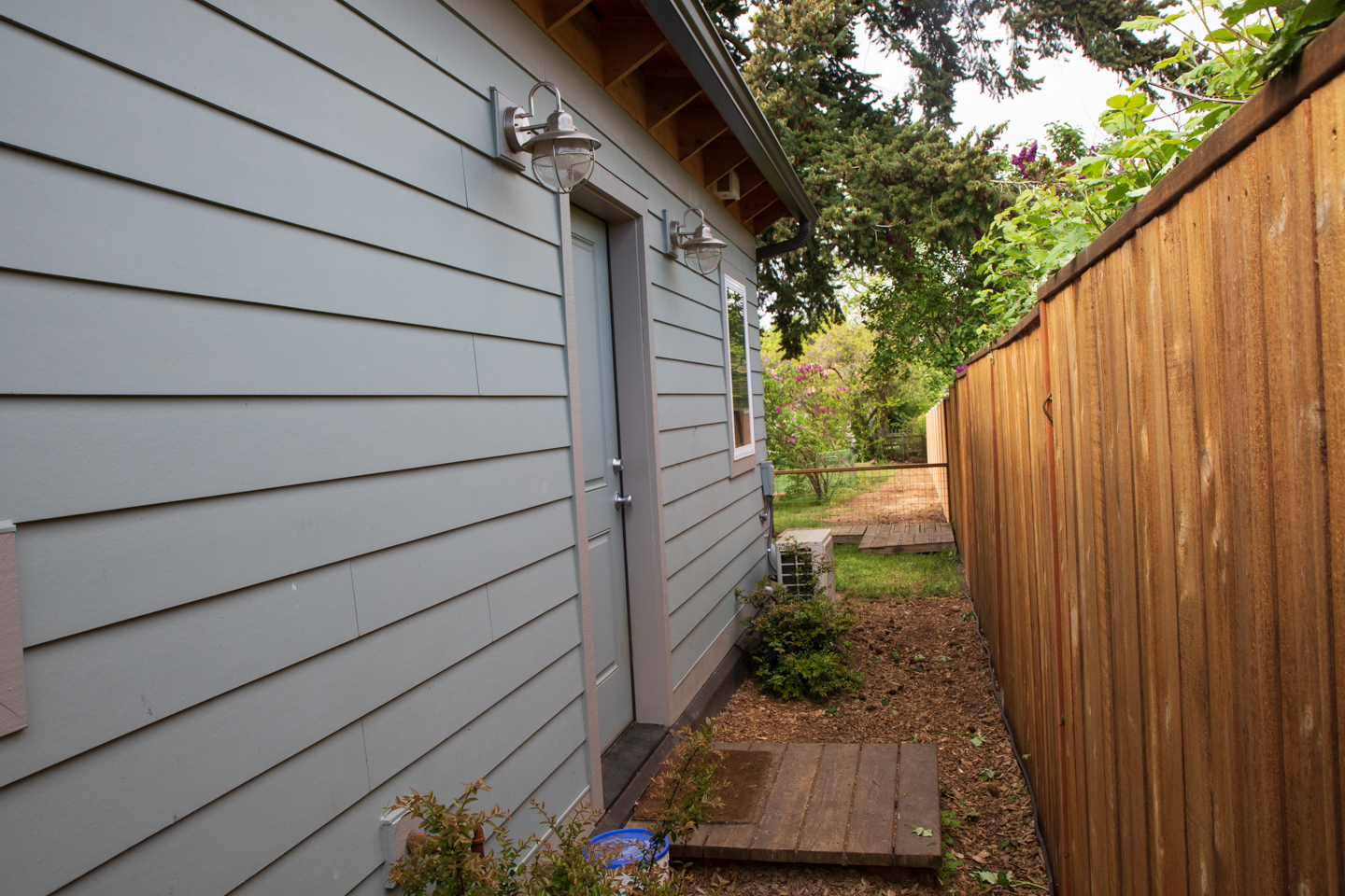 The secluded entrance to your home. - 5239 NE Mason St