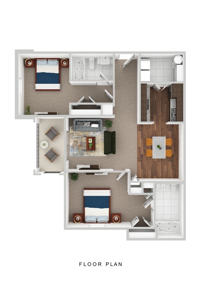 Floorplan - Audubon Village Apartments