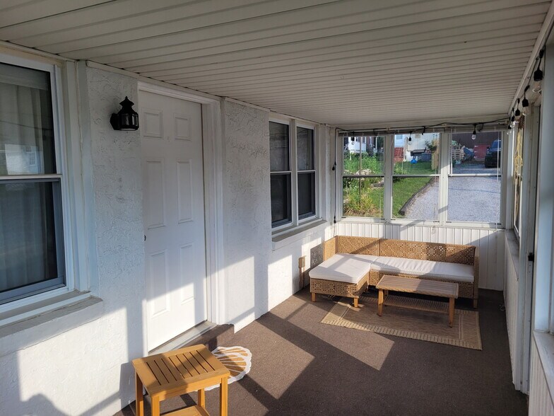 Front enclosed Porch - 115 Whelen Ave