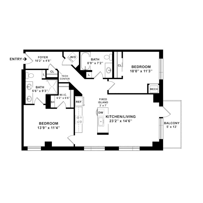 Floorplan - Cortland Mill District