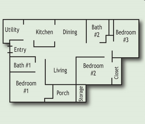 3BR/2BA - Arbours At Madison Apartments